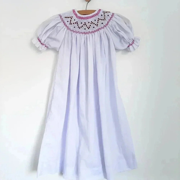 Babeeni Bishop White & Red Dress - Picture 1 of 8